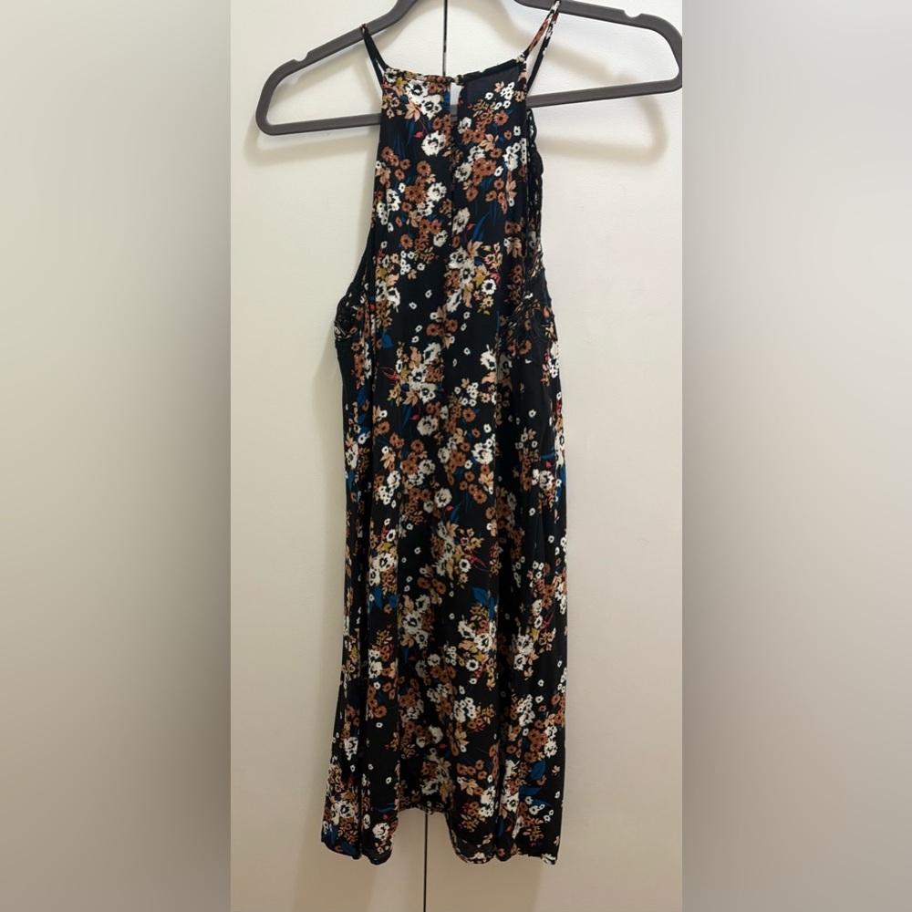 High Neck Floral Sundress - Kendall and Kylie